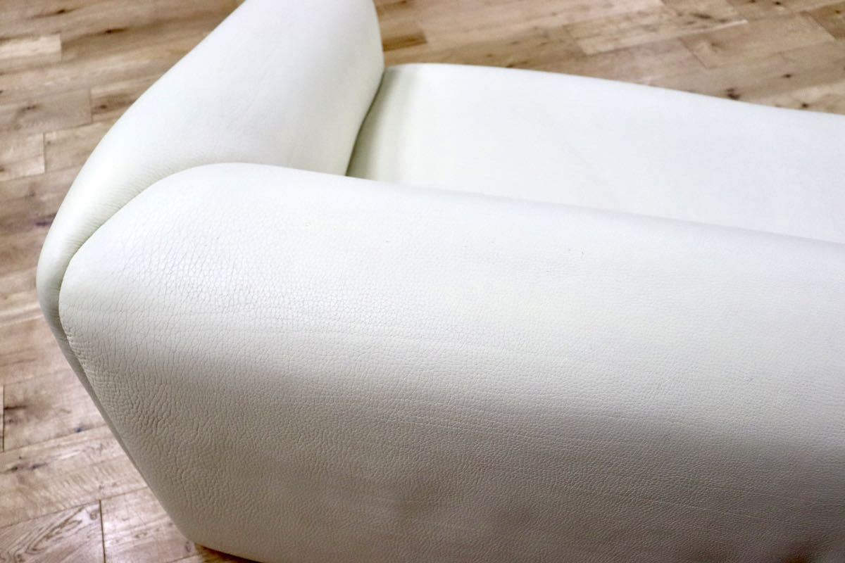 GMFK847B○desede / デセデ DS-47 2人掛けソファ ラブソファ 本革 オフホワイト 北欧 スイス IDC大塚家具 世界最高峰 定価約248万