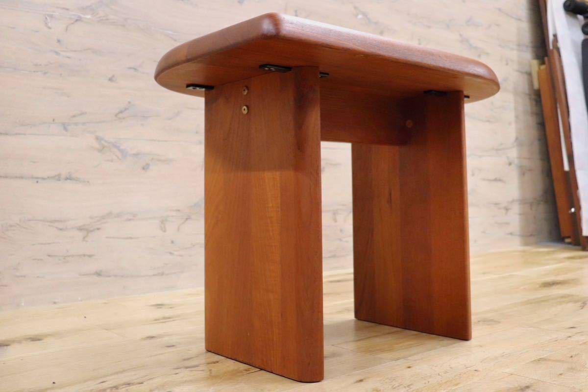 GMGK258○北欧家具 サイドテーブル コーヒーテーブル チーク無垢材 北欧ヴィンテージ デンマーク デンマーク