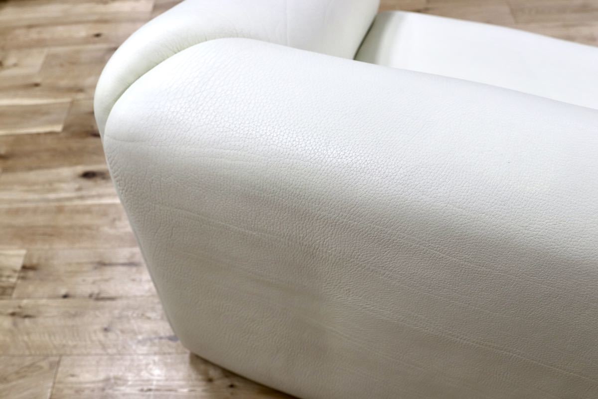 GMFK847A○desede / デセデ DS-47 2人掛けソファ ラブソファ 本革 オフホワイト 北欧 スイス IDC大塚家具 世界最高峰 定価約248万