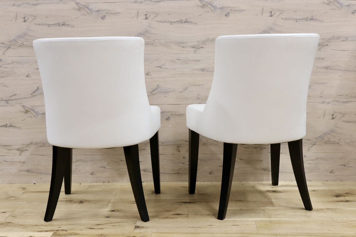 GMHK252A○erba / エルバイタリア ダイニングチェア アルテ 椅子 本革 ホワイト IDC大塚家具 モダン 2脚セット 定価21.2万