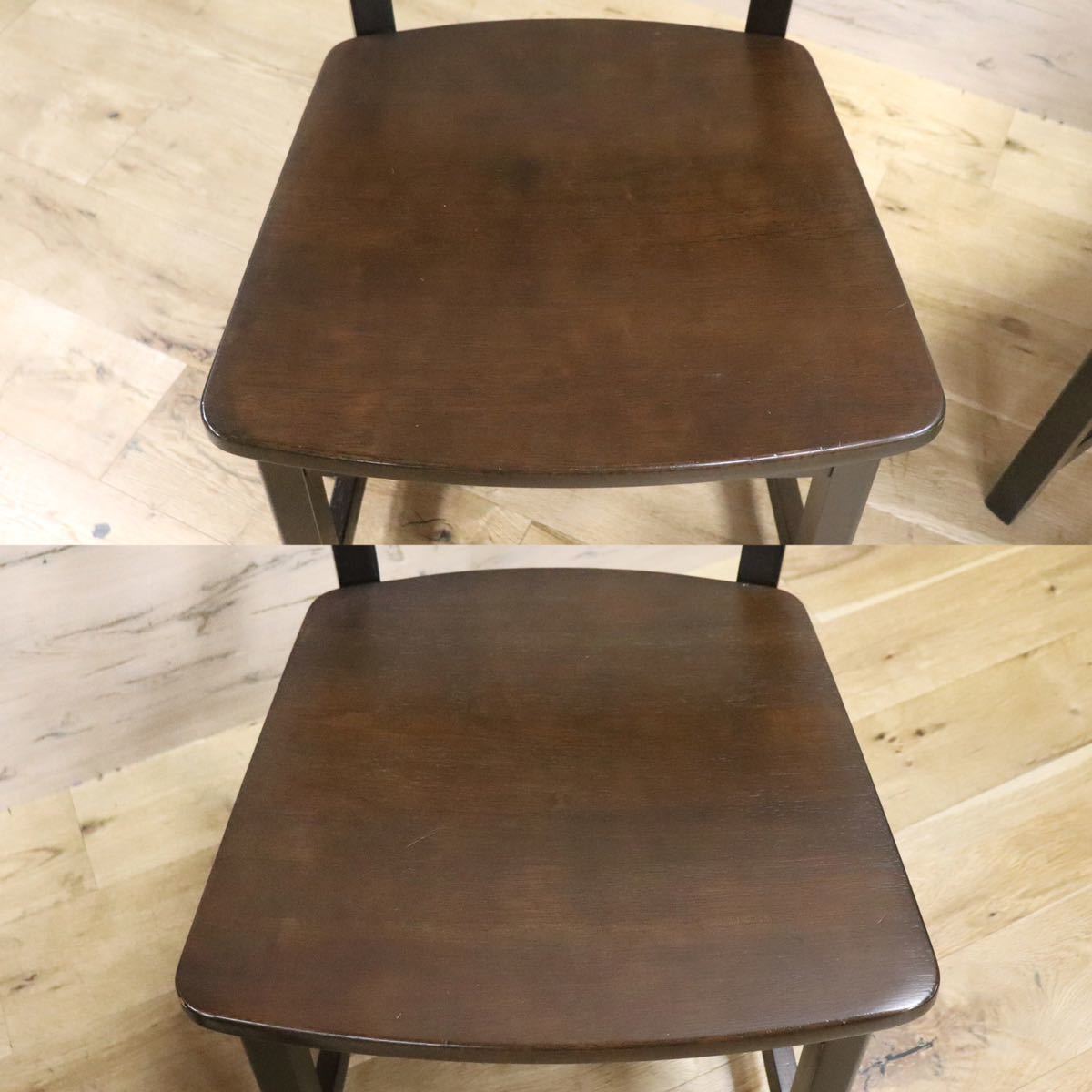 GMGS42○karimoku / カリモク RUSTIC ルスティック ダイニングチェア 椅子 無垢材 2脚セット カントリー 人気廃番モデル