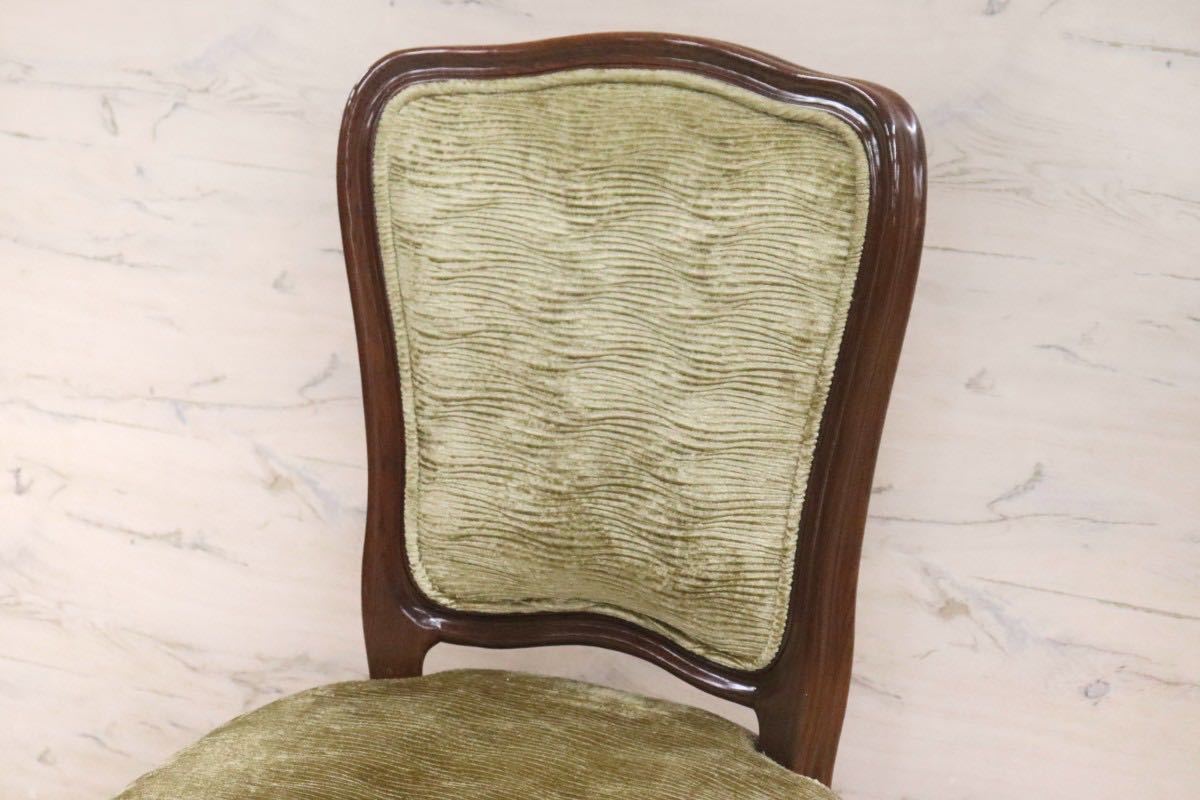 GMGS83B○IDC大塚家具 ダイニングチェア 椅子 西洋 クラシック ヨーロピアン 無垢材 ファブリック