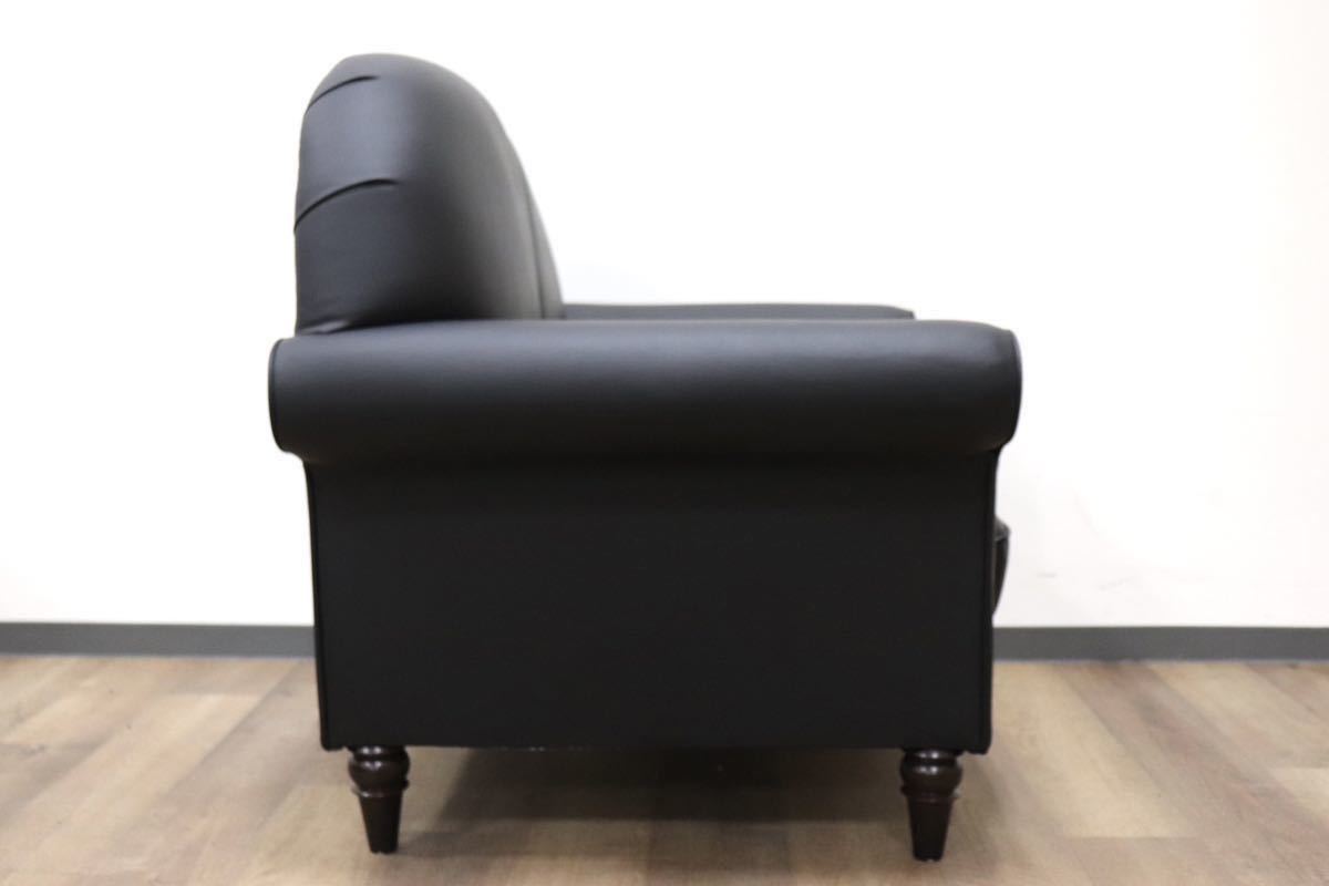 GMGH270A○日本エンゼル ドレス 1人掛けソファ シングルソファ ラウンジソファ 応接 ソフトレザー エレガント ヨーロピアン 定価約13.3万