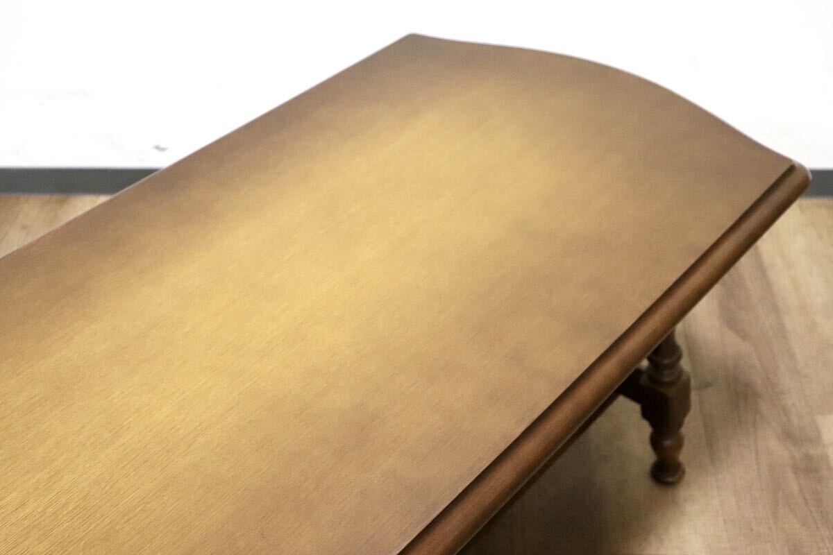 GMHN71○飛騨産業 / HIDA キツツキ 穂高 センターテーブル リビングテーブル コーヒーテーブル 楢材 カントリー クラシック 定価約10万