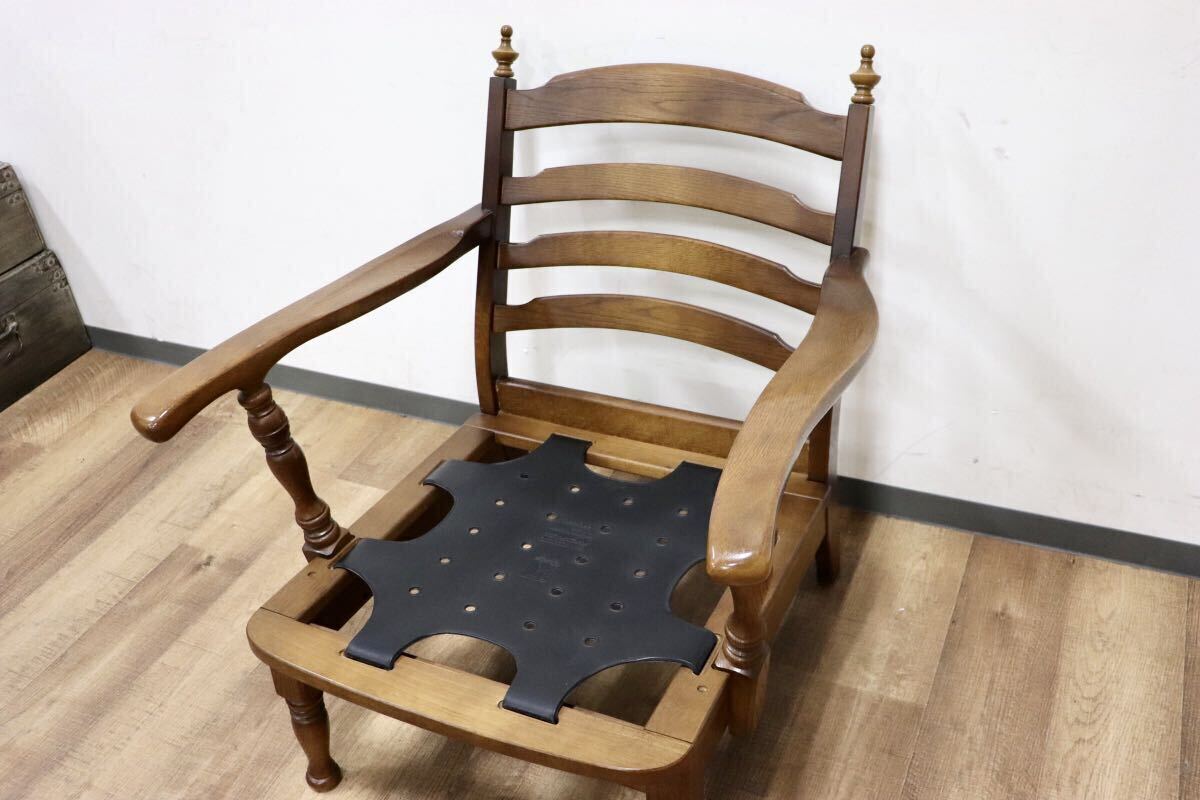 GMHK161A○飛騨産業 / HIDA キツツキ 穂高 アームチェア 1人掛けソファ シングルソファ カントリー オーク材 カントリー 定価約11万