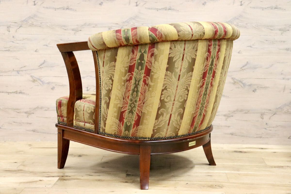 GMHS24D○モリシゲ / MORISHIGE 1人掛けソファ シングルソファ IDC大塚家具 ファブリック クラシック 検)ドレクセル マルニ