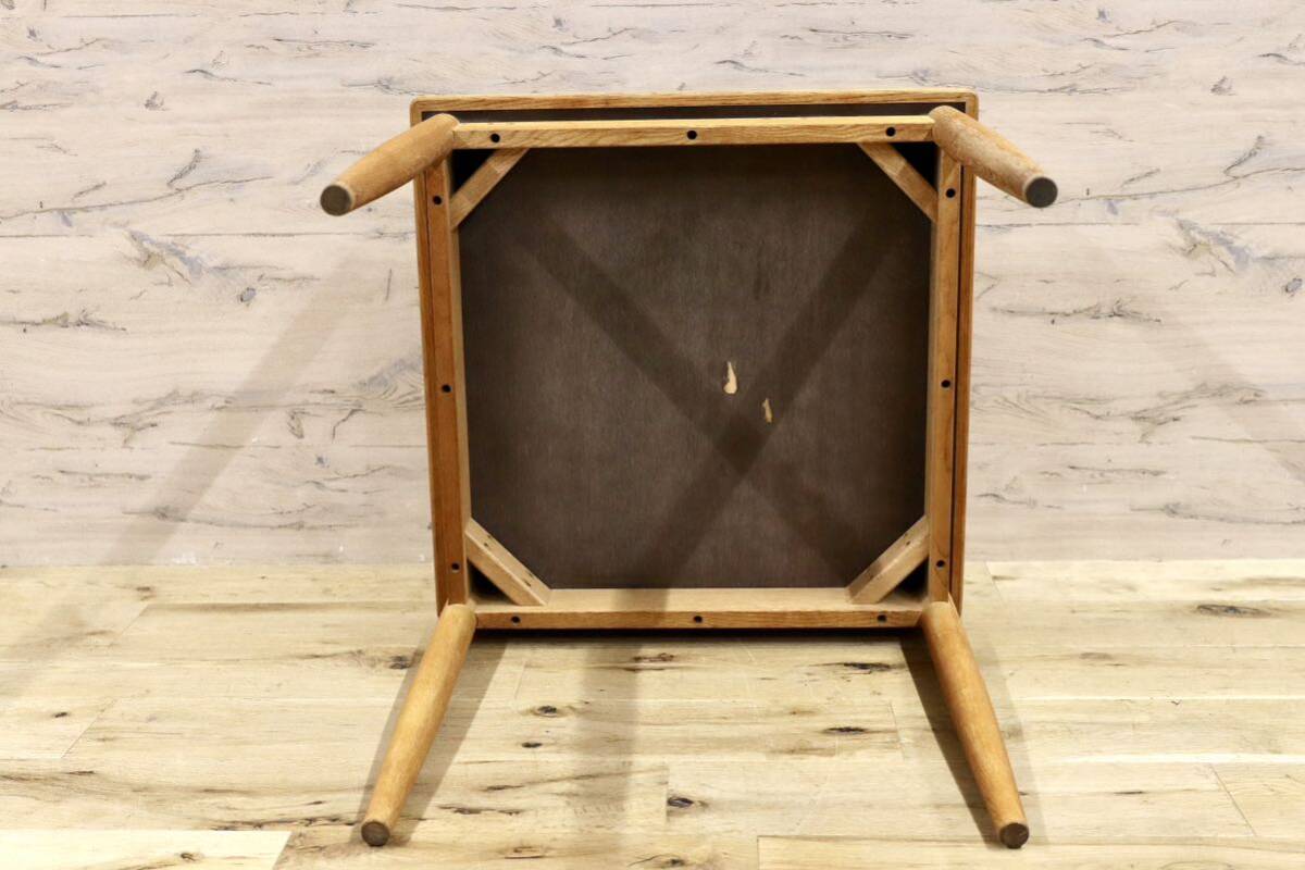 GMGK516A○オールドカリモク karimoku サイドテーブル コーヒーテーブル 花台 飾り台 コンソールテーブル オーク材 ヴィンテージ