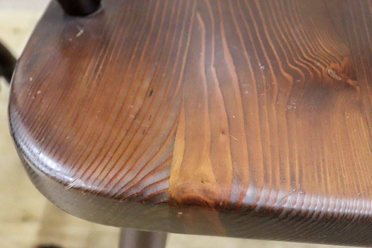 GMGN359B○飛騨産業 / HIDA キツツキ FRONTIER フロンティアシリーズ ウィンザーチェア ダイニングチェア 椅子 レトロ 2脚セット 稀少