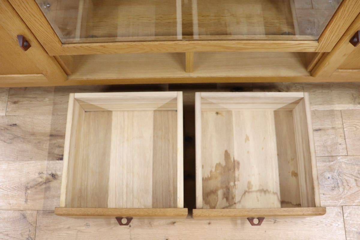 GMGH193○三陽家具工業 彩A-16 テレビボード テレビ台 ローボード サイドボード オーク材 飾り棚 収納家具 ナチュラル