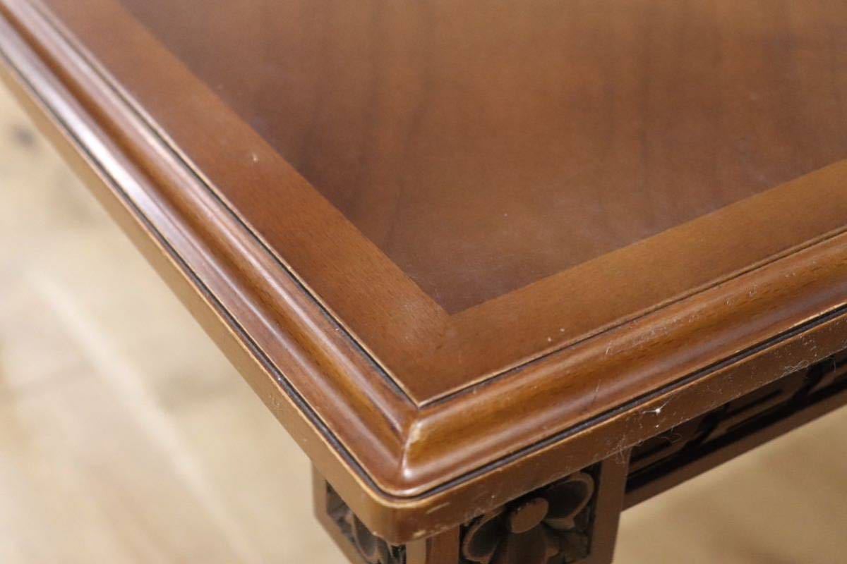 GMGF50○karimoku / カリモク サイドテーブル リビングテーブル アンティーク クラシック ルイ16世様式 彫刻 国産家具