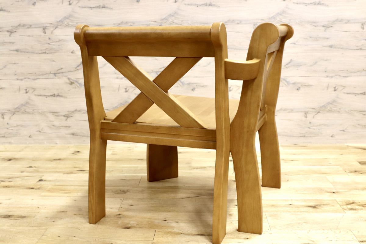 GMGN260○karimoku / カリモク RUSTIC ルスティック 人気廃番シリーズ コーナーベンチ ダイニングチェア 椅子 ナチュラル 展示品