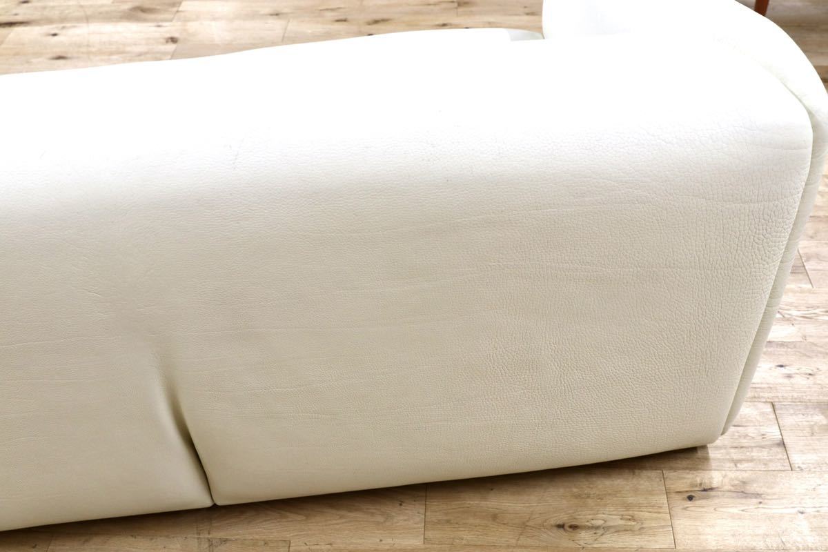 GMFK847A○desede / デセデ DS-47 2人掛けソファ ラブソファ 本革 オフホワイト 北欧 スイス IDC大塚家具 世界最高峰 定価約248万