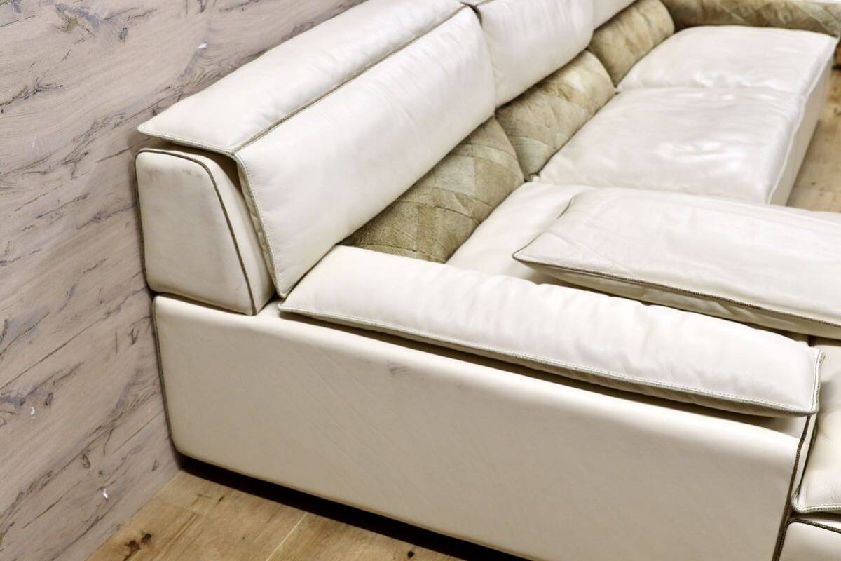 GMHN217○rossi di albizzate / ロッシディアルビザーテ ボルボネーゼ 最高峰 カウチソファ イタリア製 IDC大塚家具 約500万 稀少