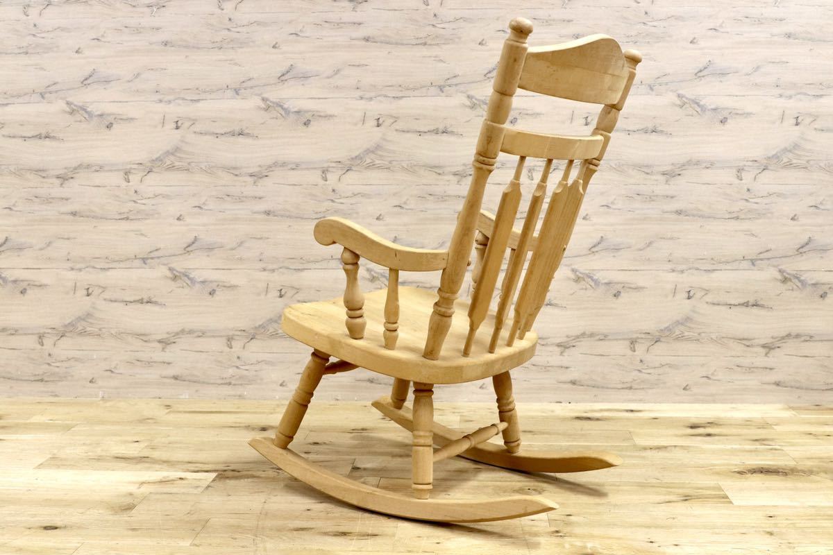 GMGN121○アメリカ製 ヴィンテージ ロッキングチェア 揺り椅子 オールド カントリー シャビーシック USA