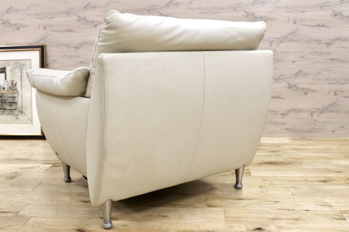 GMGK336A○ROLF BENZ / ロルフベンツ 5600 1人掛けソファ シングルソファ ドイツ IDC大塚家具 最高級 定価約45万 総本革 美品