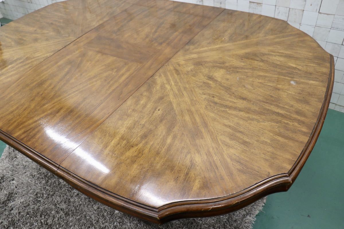 GMGO8○DREXEL HERITAGE / ドレクセルヘリテイジ Grand Villa エクステンションテーブル ダイニングテーブル 伸長式 最高級 定価約60万