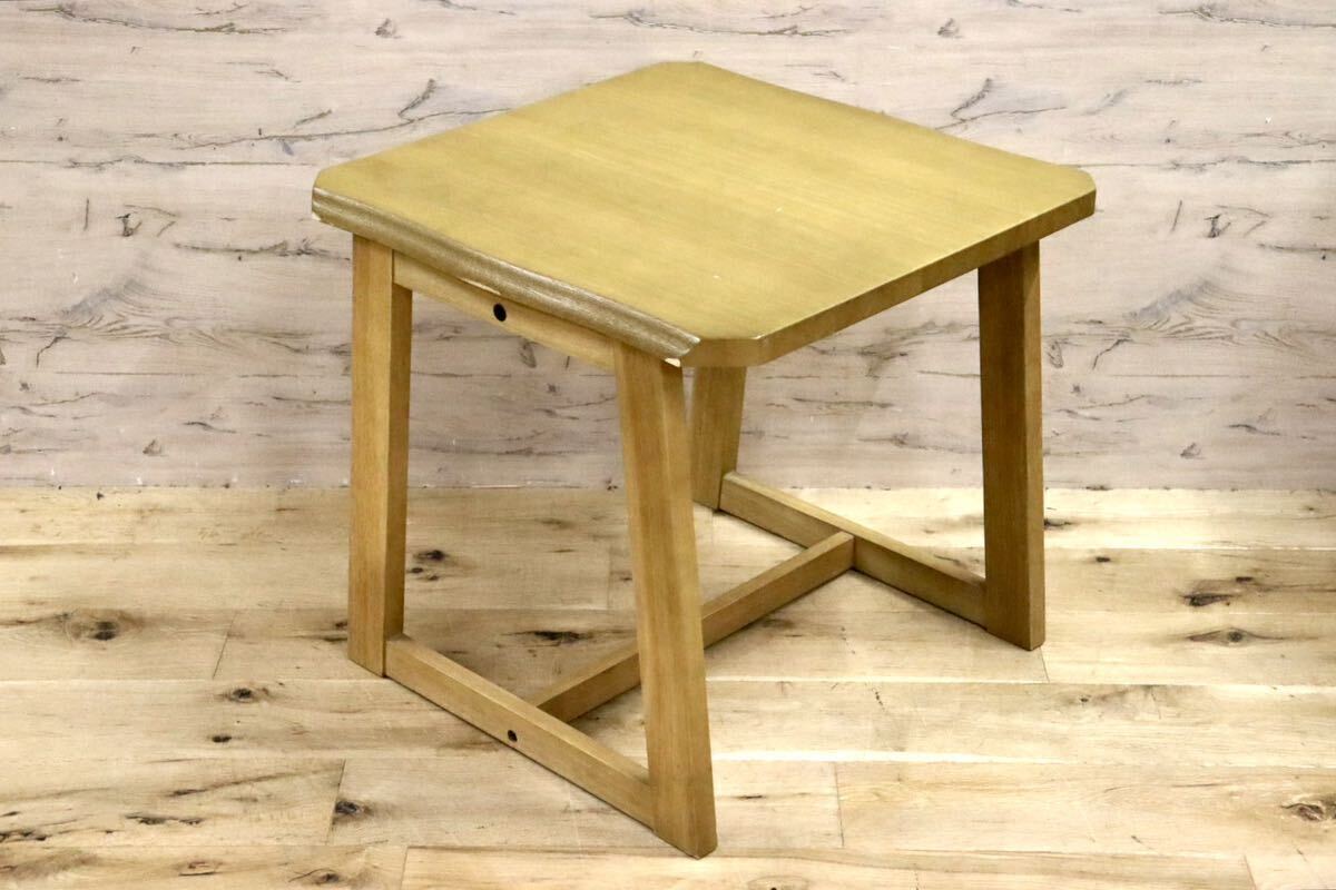 GMHS196B○MIKIMOKU / ミキモク 雅 リベラル サイドテーブル コーヒーテーブル 木製 浮造り エンドテーブル ナチュラル