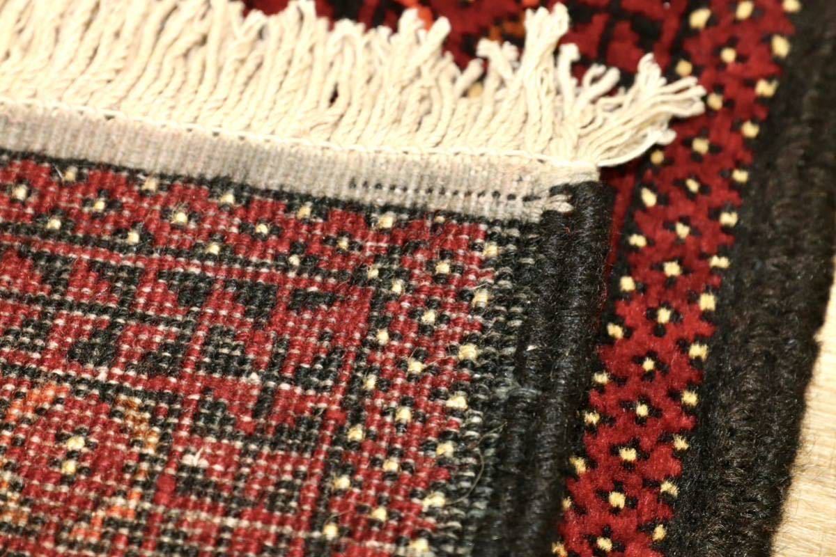 GMGO34○PERSIAN CARPET / ペルシャカーペット ペルシャ絨毯 手織り パネルデザイン トライバルラグ 70年代 ヴィンテージ デッドストック