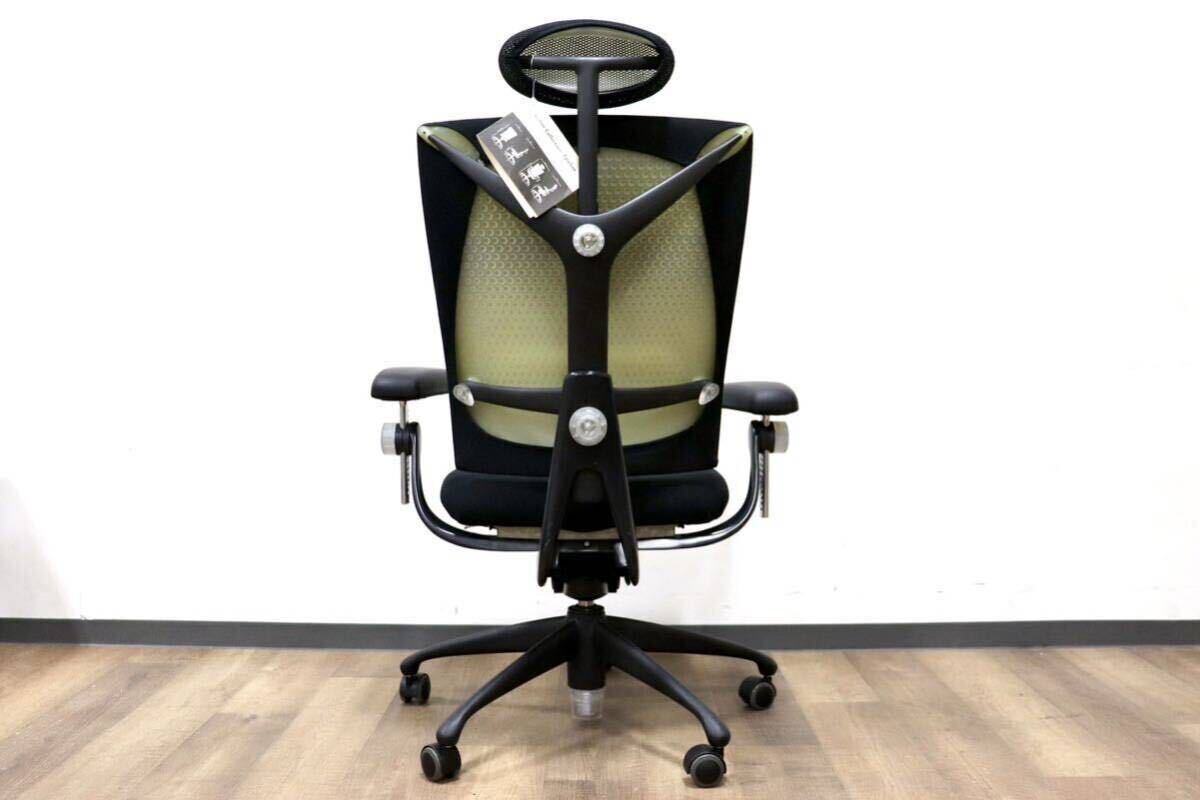 GMHH31○Vitra / ヴィトラ Ypsilon イプシロン デスクチェア ワークチェア オフィス 書斎椅子 ハイバック メッシュ Mario Bellini 定価20万