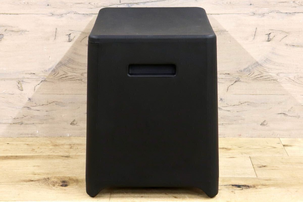 GMGN191○Kian Furniture / キアン Rumble stool ランブル スツール 腰掛け 椅子 プラスチック ブラック デザイナーズ家具 モダン 在庫品