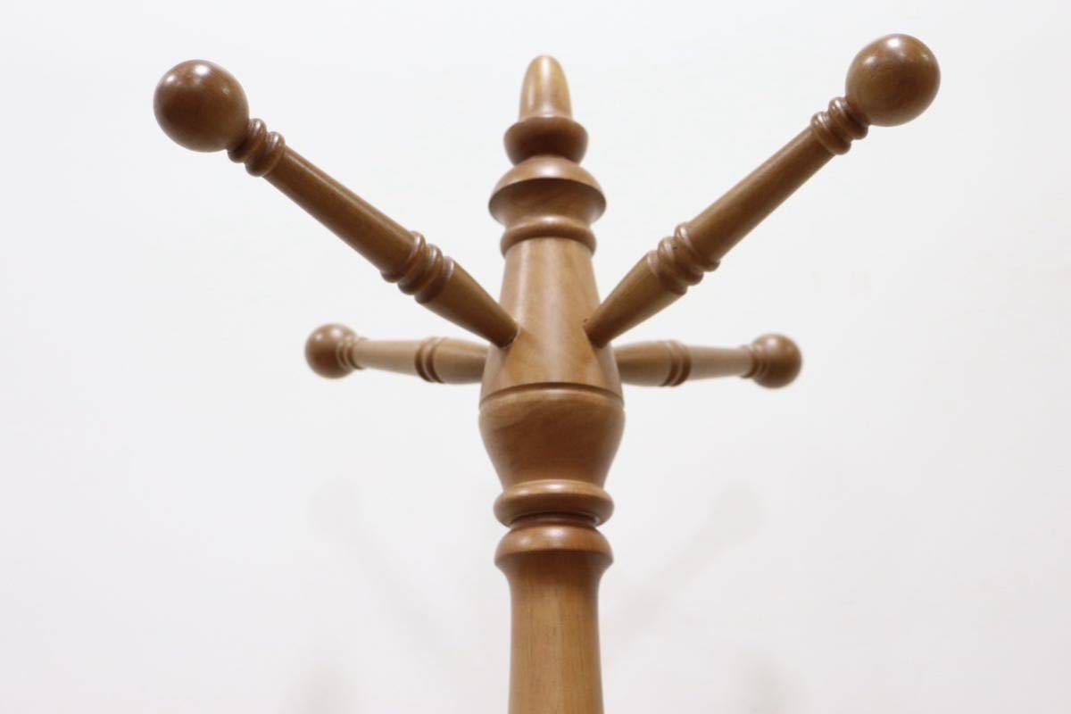 GMGN282○karimoku / カリモク AK5150 ポールハンガー コートハンガー 帽子掛け マトア材 ネオロマン色 クラシック カントリー モダン