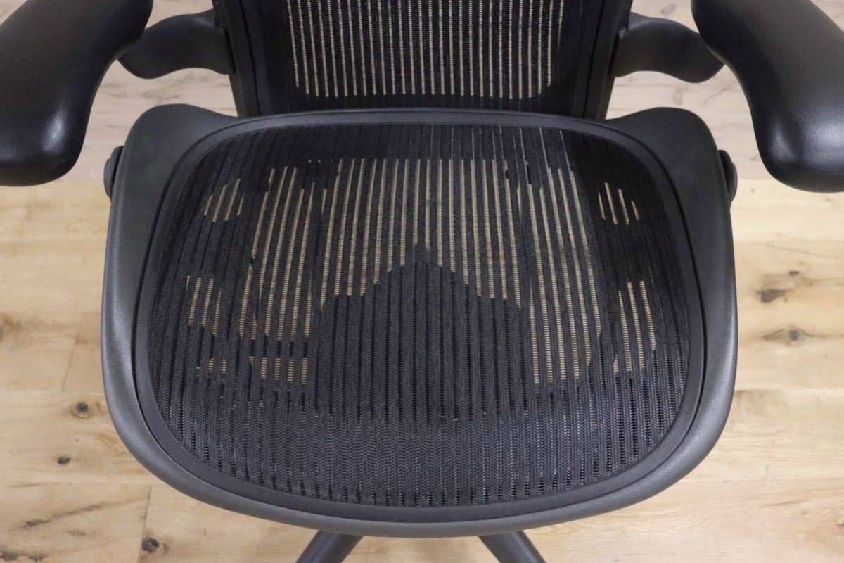 GMGF17○Herman Miller / ハーマンミラー アーロンチェア AERON Bサイズ デスクチェア オフィスチェア 書斎椅子 美品
