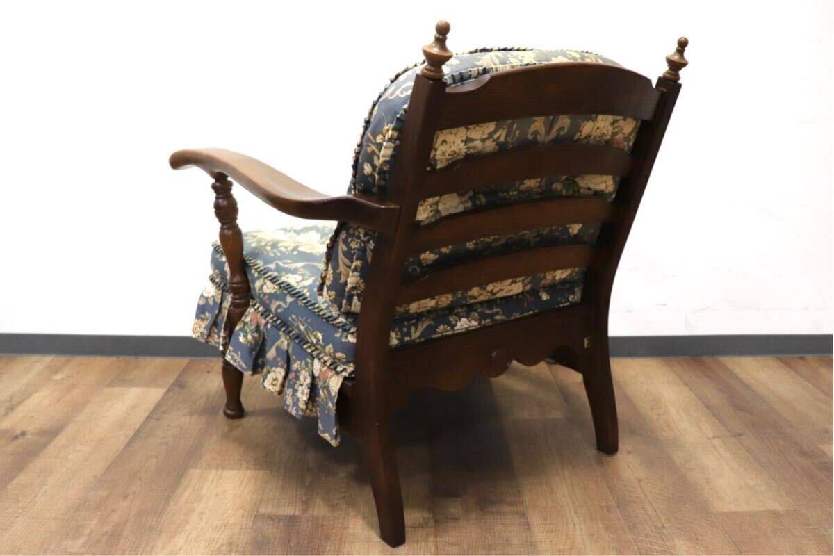 GMHK161B○飛騨産業 / HIDA キツツキ 穂高 アームチェア 1人掛けソファ シングルソファ カントリー オーク材 カントリー 定価約11万