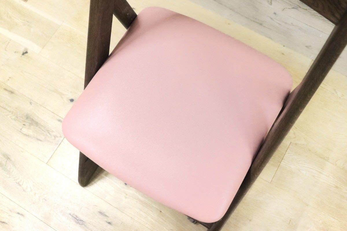 GMGK228A○karimoku / カリモク キッズチェア デスクチェア 椅子 高さ調節機能 キャスター付 ピンク 定価7.1万