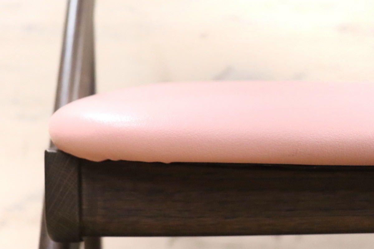 GMGK228B○karimoku / カリモク キッズチェア デスクチェア 椅子 高さ調節機能 キャスター付 ピンク 定価7.1万