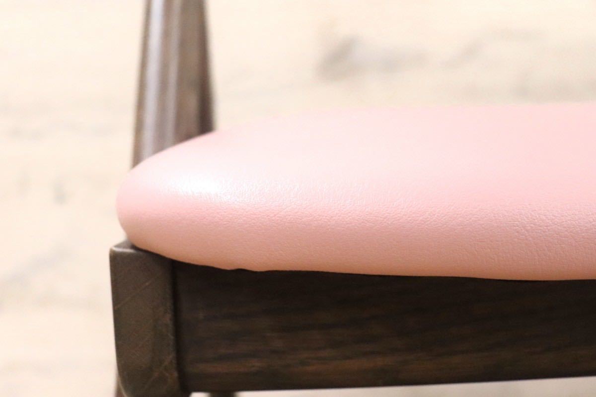 GMGK228A○karimoku / カリモク キッズチェア デスクチェア 椅子 高さ調節機能 キャスター付 ピンク 定価7.1万