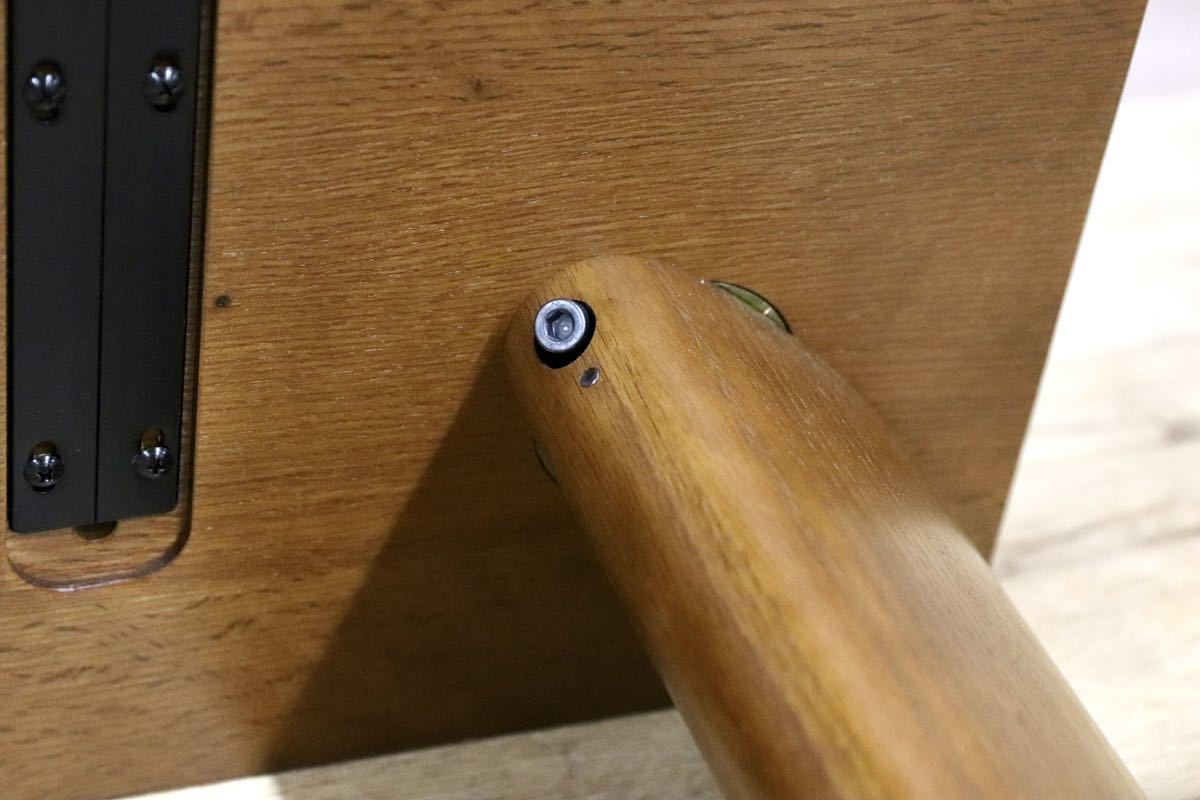 GMGN348○shirakawa / シラカワ センターテーブル リビングテーブル ローテーブル 楢無垢材 和モダン レトロ 古民家 飛騨家具