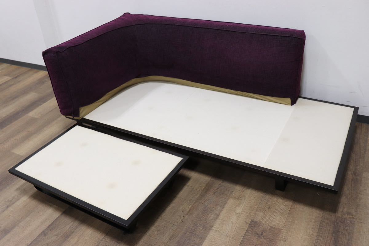 GMGN402○HUKLA / フクラ KASTOR カストール カウチソファ 2人掛けソファ ラブソファ スツール ファブリック カバーリング 定価約53万