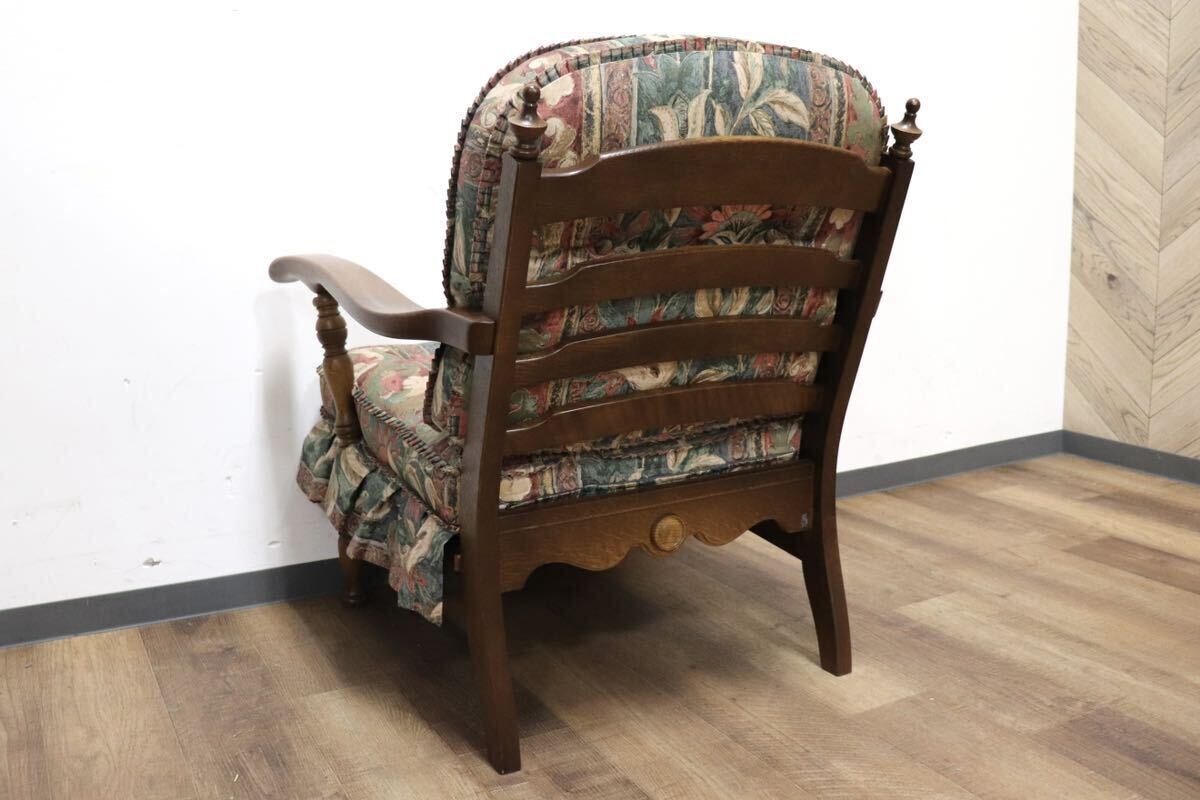 GMHH52A○飛騨産業 / HIDA キツツキ 穂高 アームチェア 1人掛けソファ シングルソファ カントリー オーク材 定価約13万