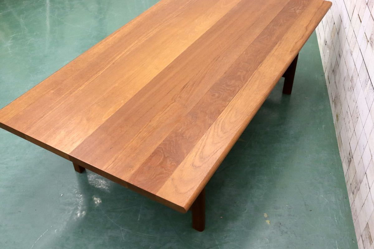 GMGT113○北欧家具 ヴィンテージ センターテーブル リビングテーブル コーヒーテーブル ローテーブル チーク材 無垢 デンマーク