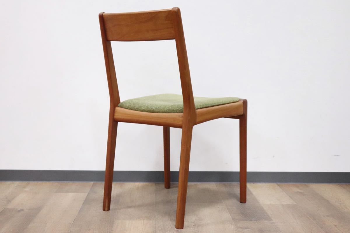 GMGK273○木蔵 / BOKURA Boci ボチ ダイニングチェア アームレスチェア 椅子 ブラックチェリー材 北欧スタイル 定価約4.2万 展示品