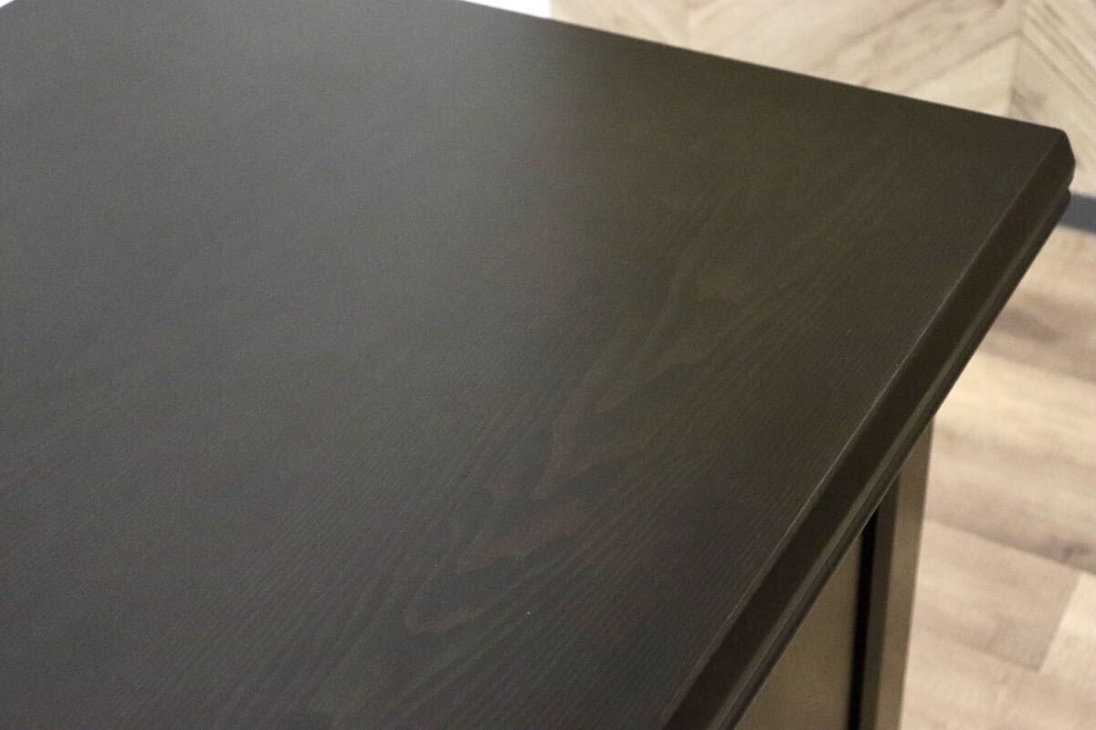 GMHK235○IDC大塚家具 デスク 学習机 作業台 エグゼクティブデスク 役員デスク 書斎机 事務机 オフィス ダークブラウン モダン 国産家具