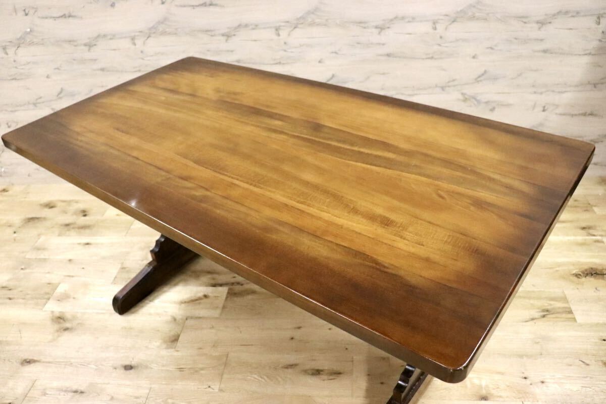 GMHH80○karimoku / カリモク コロニアル ダイニンテーブル 食卓テーブル 作業台 ブナ材 カントリー レトロ クラシック オールドカリモク