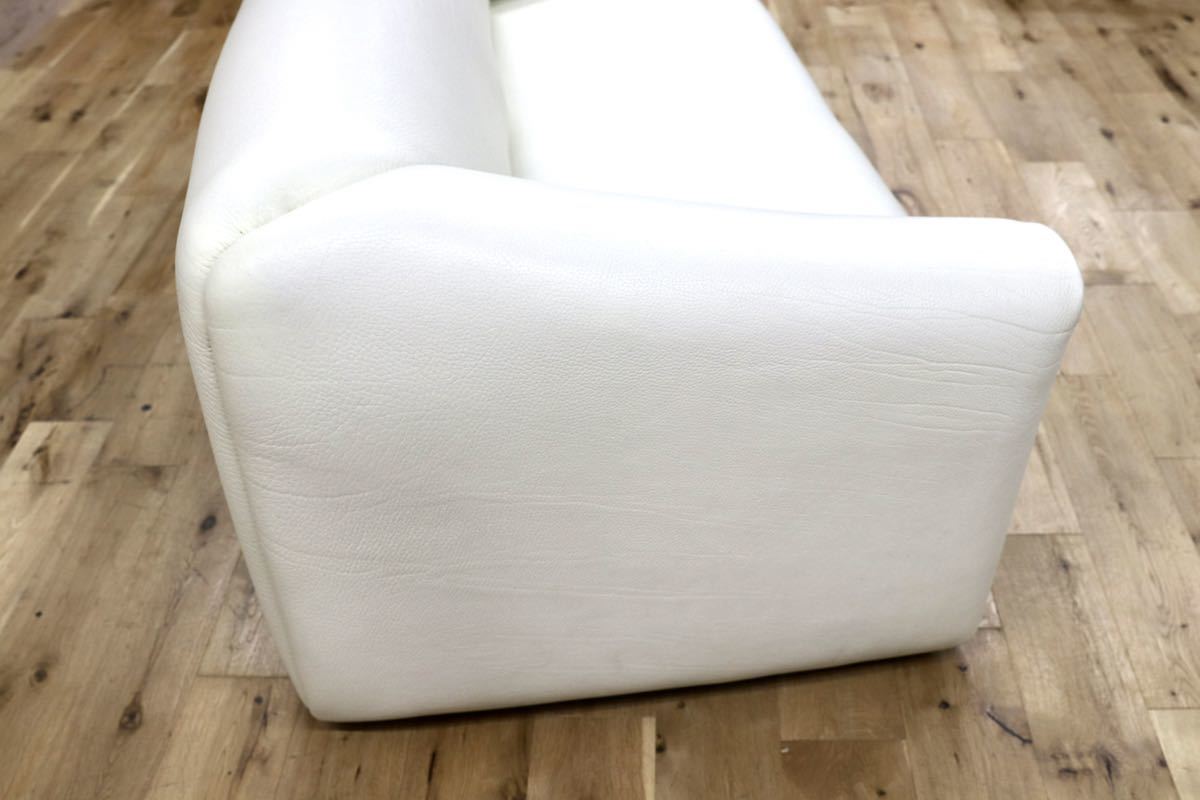 GMFK847A○desede / デセデ DS-47 2人掛けソファ ラブソファ 本革 オフホワイト 北欧 スイス IDC大塚家具 世界最高峰 定価約248万