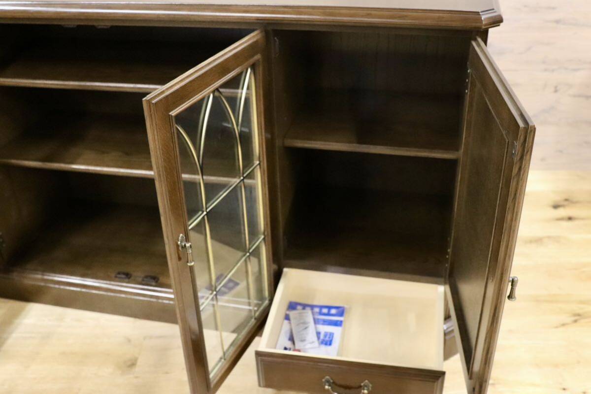 GMHS127○domani / ドマーニ クイーンズライフ サイドボード リビングボード 収納家具 karimoku カリモク最高峰 オーク 定価71.5万