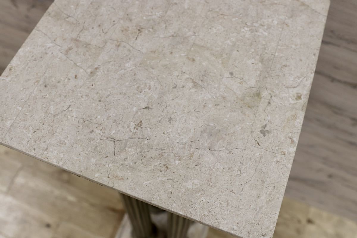 GMFK214A○西洋 ヨーロピアン クラシック オブジェ 玄関飾 置物 装飾柱 アンティーク 樹脂製 ローマ風