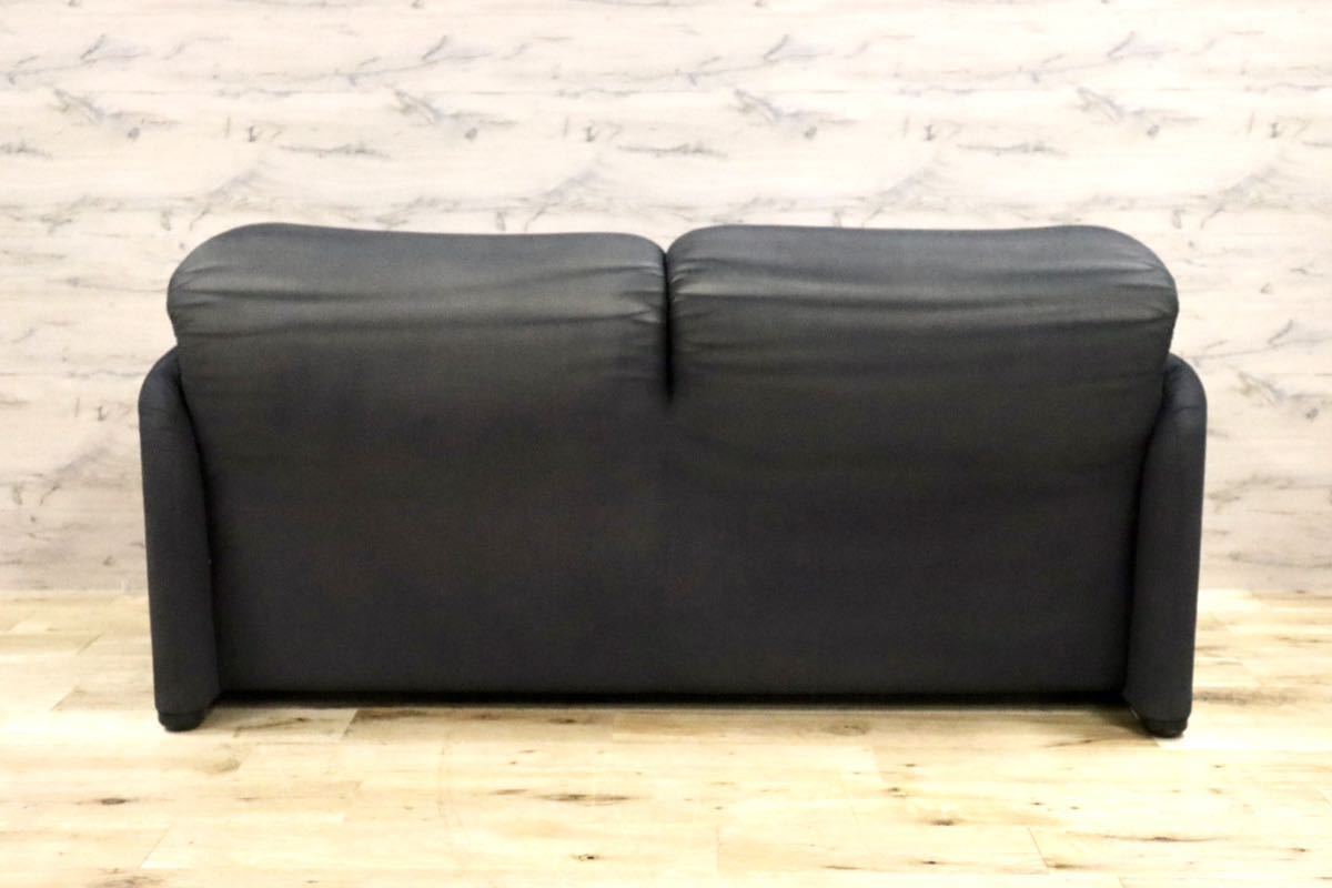 GMFK588○Cassina / カッシーナ 675 MARALUNGA マラルンガ 2人掛けソファ ファブリック ヴィコ・マジストレッティ 定価約100万