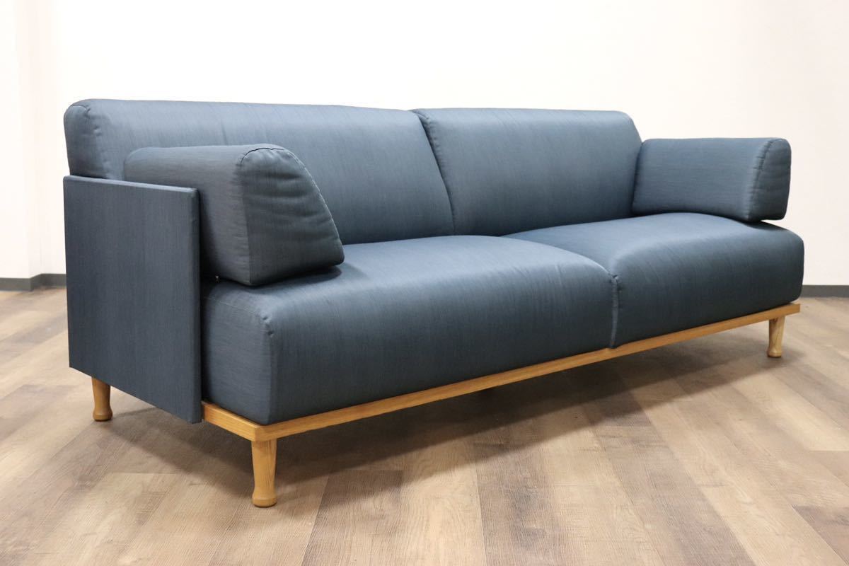 GMGN345F○Cassina ixc / カッシーナイクスシー THEMA テーマ 2.5人掛けソファ ラブソファ イタリアモダン 定価約54万 稀少