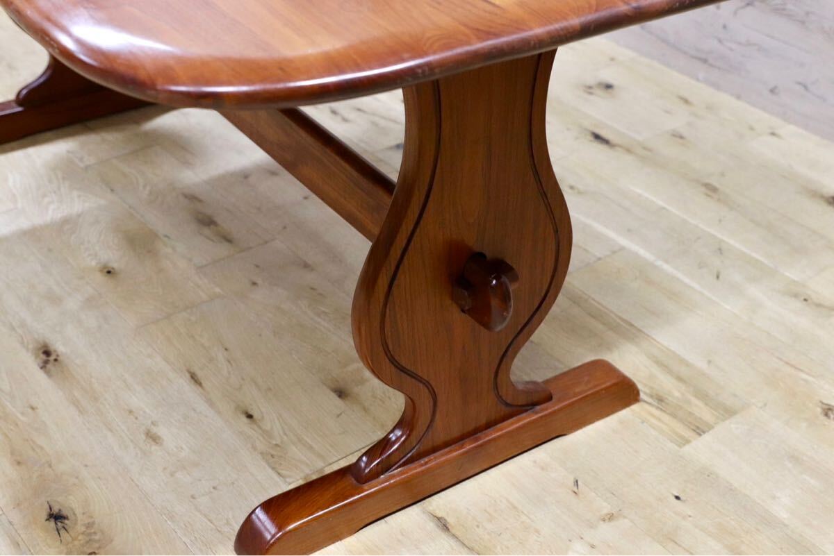 GMHK431○FIVE STARS by Najico / ナジコ チーク無垢材 ダイニングテーブル 食卓テーブル 北欧スタイル 国産ヴィンテージ 稀少