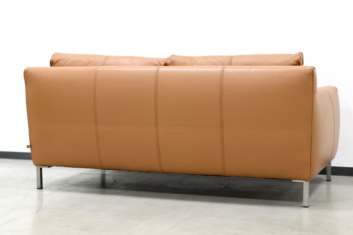 GMFK810○eilersen / アイラーセン STREAMLINE SOFA ストリームラインソファ 2人掛けソファ ACTUS 総革 定価約80万 美品