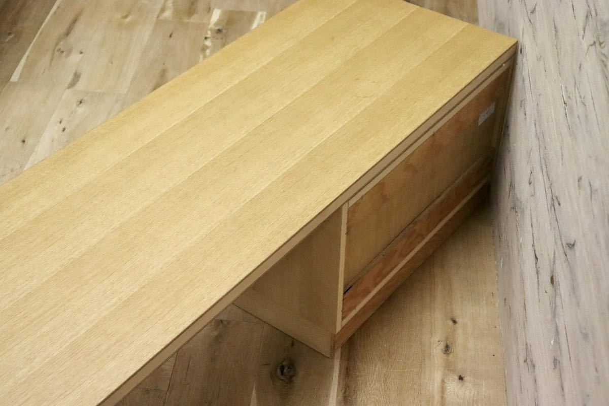 GMGH71○加藤木工 SHIN-C 下台 収納付きコンソール キャビネット ローボード オーク材 北欧スタイル ナチュラル IDC大塚家具