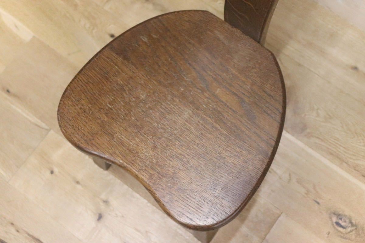 GMGT30○オランダ製 スモールチェア キッズチェア 椅子 飾り椅子 木製椅子 ダッチカントリー ハート オーク材 無垢