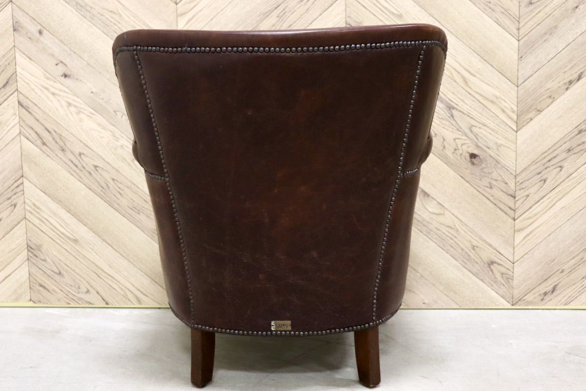 GMGH114○HALO / ハロ ASPLUND アスプルンド プロフェッサー 1人掛けソファ シングルソファ ラウンジチェア ヴィンテージ 本革 定価約17万
