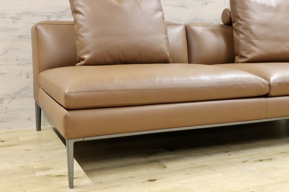 GMGN220A○B&B ITALIA Michel ミシェル 3人掛けソファ トリプルソファ 左肘 イタリアモダン 最高峰 定価315万 展示品※発送不可