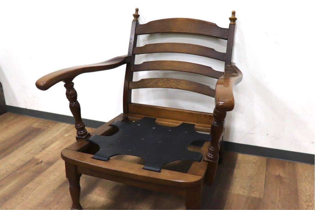 GMHK161B○飛騨産業 / HIDA キツツキ 穂高 アームチェア 1人掛けソファ シングルソファ カントリー オーク材 カントリー 定価約11万