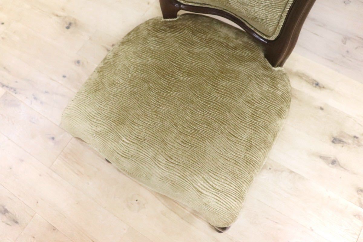 GMGS83B○IDC大塚家具 ダイニングチェア 椅子 西洋 クラシック ヨーロピアン 無垢材 ファブリック